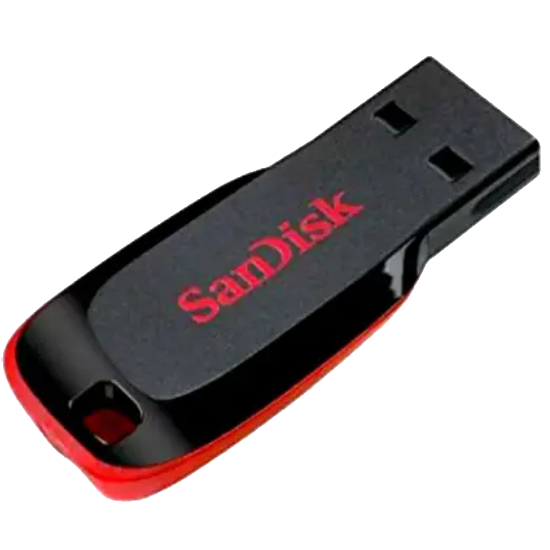 SanDisk Cruzer Blade 2.0 128 GB Pen Drive Compatible with Laptop, Tablet, Netbook, Desktop Computer, Television USB 2.0 Plastic Case  (Red, Black)